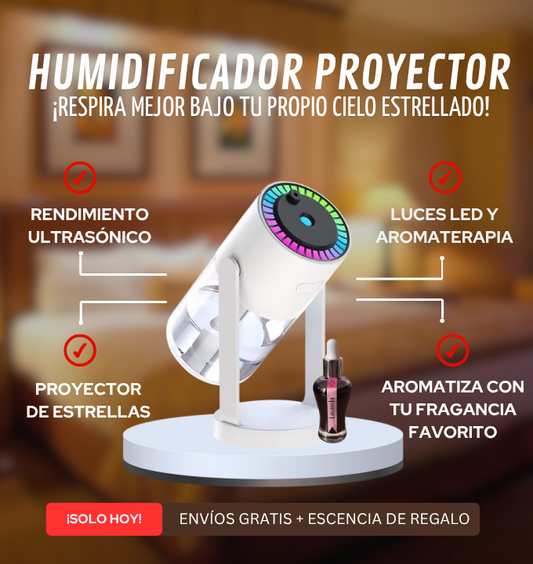 humidificador con proyector